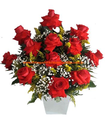 1066 Arranjo com rosas Premium