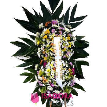 1600 Coroa de Flores Margarida.