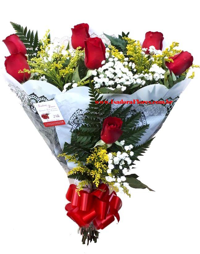 1883 Buquê Rosas vermelhas