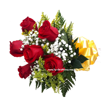 2177 Ramo de rosas com laço