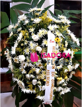 2862 Coroa de Flores Condôlencias