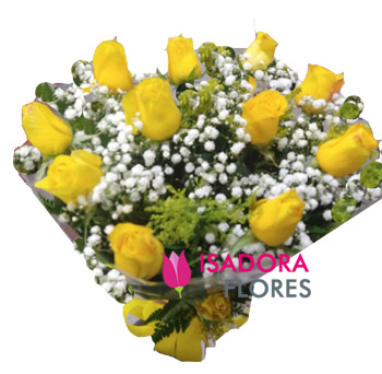 3403 Buquê Rosas Amarelas