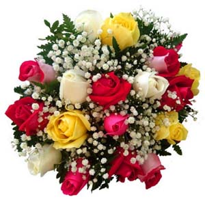 3510 Buquê com Rosas Coloridas