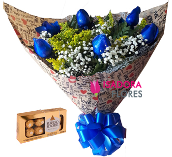 4078 Blue Love com Ferrero