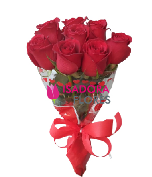 4857 Ramalhete com Rosas Vermelhas
