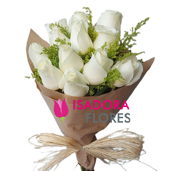 4912 Ramalhete rosas brancas