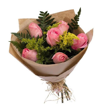 4983 Buquê Rosas Cor de Rosa