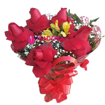 5214 Buquê Rosas vermelhas