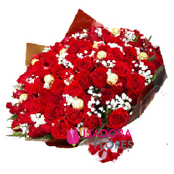 6619 Mega Buquê com 100 rosas vermelhas