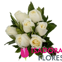 6661 Buquê tradicional de rosas brancas
