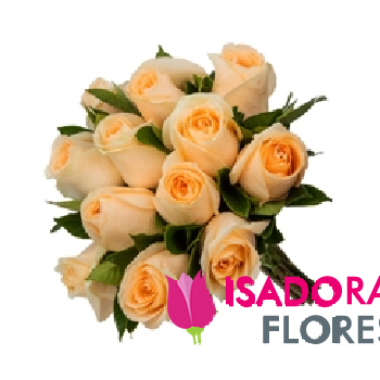 6663 Buquê de rosas Champanhe