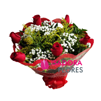 6915 Chamego com rosas vermelha