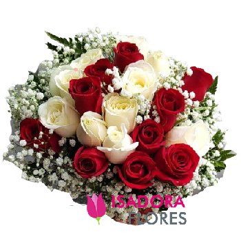 7031 Buquê Duo com 20 Rosas