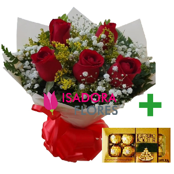 7039 Buquê com Ferrero Rocher