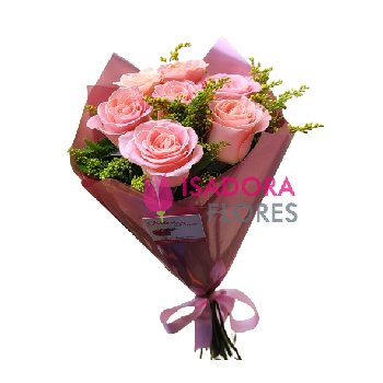 7048 Buquê cor de rosas