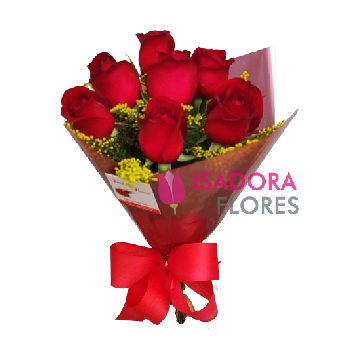 7051 Buquê rosas vermelhas rose